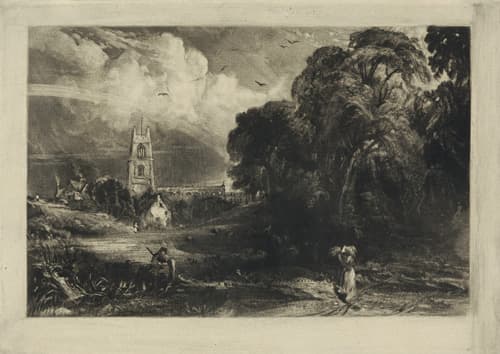 Painted by John Constable (1776-1837) Engraved by David Lucas (1802-1881) Re-published by Henry G. Bohn (1796-1884)