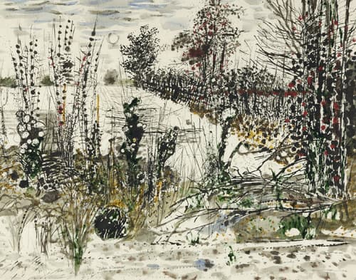 John O’Connor (1913-2004) Field and Hedge in Frost